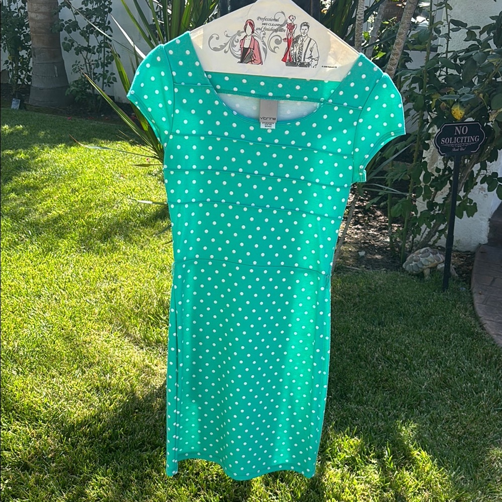Green Polka Dot Dress